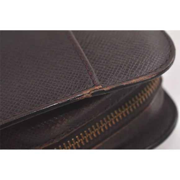 Louis Vuitton Taiga Baikal Clutch Bag Brown LV Low-key Luxery Unisex Wristlet - Picture 10 of 16